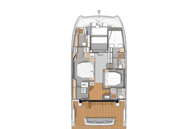 Mona Lisa Yacht Photos Pics 2024 Fountaine Pajot MY.6 yacht floor plan, showcasing spacious interior layout.