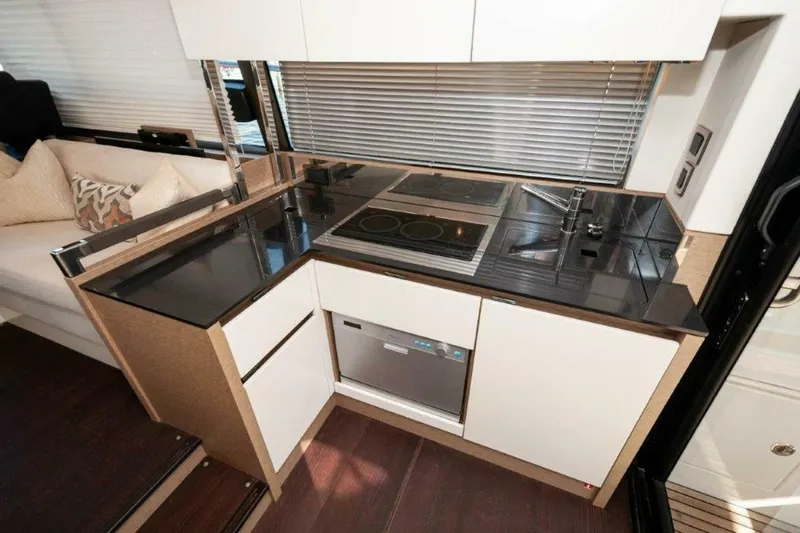 Can't Anchor Us Yacht Photos Pics 2017 Prestige 460 Flybridge- "Can't Anchor Us" Galley