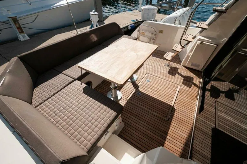 Can't Anchor Us Yacht Photos Pics 2017 Prestige 460 Flybridge- "Can't Anchor Us" Cockpit