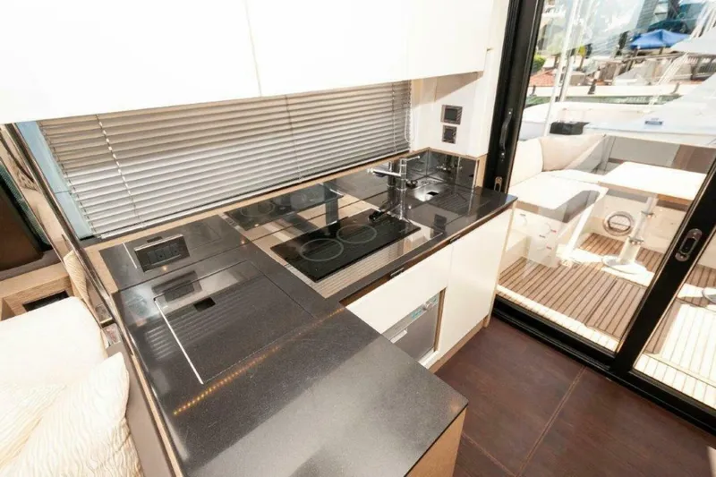 Can't Anchor Us Yacht Photos Pics 2017 Prestige 460 Flybridge- "Can't Anchor Us"- Galley