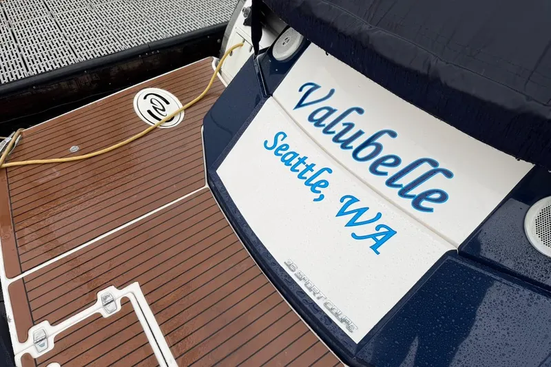 Valubelle Yacht Photos Pics 2012 Regal 35 Sport Coupe boat named "Valubelle" docked in Seattle, WA.