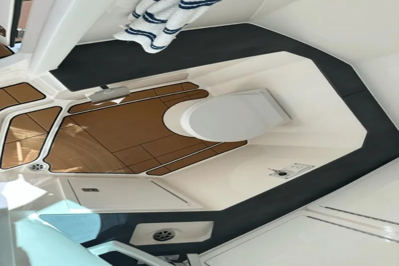  Yacht Photos Pics 2022 Aviara AV32 Outboard interior with modern design and sleek finishes.