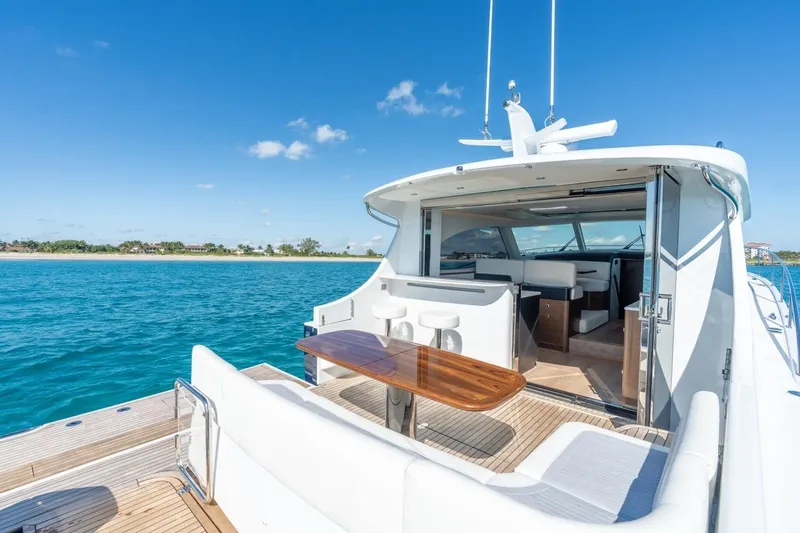 Eclipse 505 Shadow 003 Yacht Photos Pics Luxury ECLIPSE 505 Shadow yacht, 2026 model, with elegant deck and ocean view.