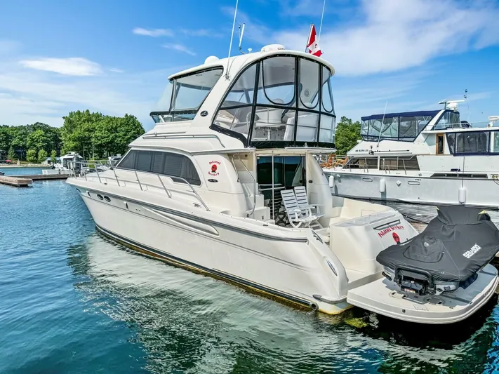 Island Seeker Yacht Photos Pics 2003 Sea Ray 48 Sedan Bridge - Image 24