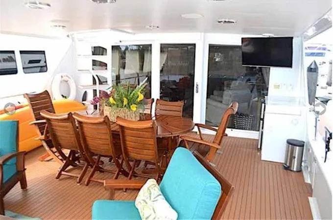 Mon Sheri Yacht Photos Pics Aft Deck Seating