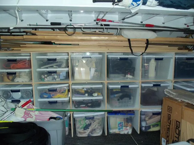 Mon Sheri Yacht Photos Pics Lazarette Storage