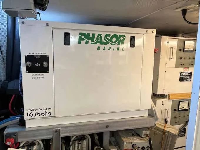 Mon Sheri Yacht Photos Pics 2022 15 KW Night Generator 2