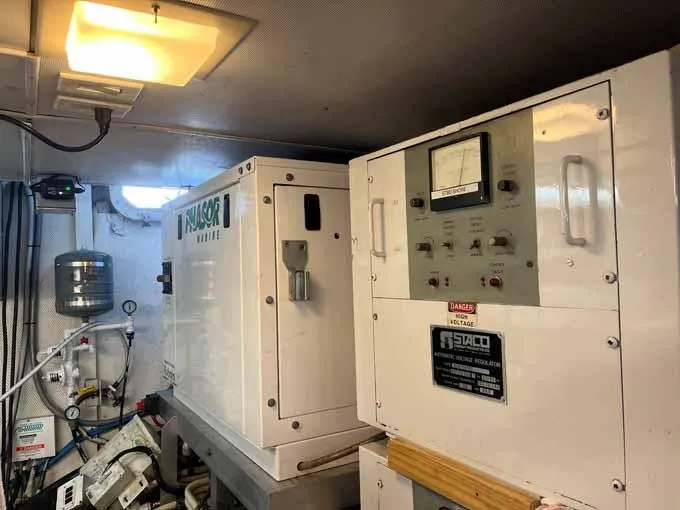 Mon Sheri Yacht Photos Pics 2202 15 KW Night Generator 3