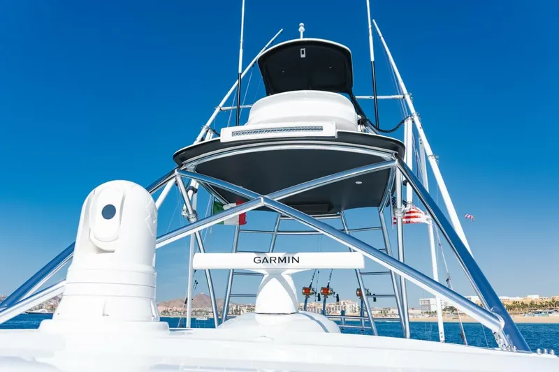 Galati Yacht Sales Trade Yacht Photos Pics 2024 Valhalla Boatworks V-55 with Garmin equipment, showcasing sleek design and advanced technology.