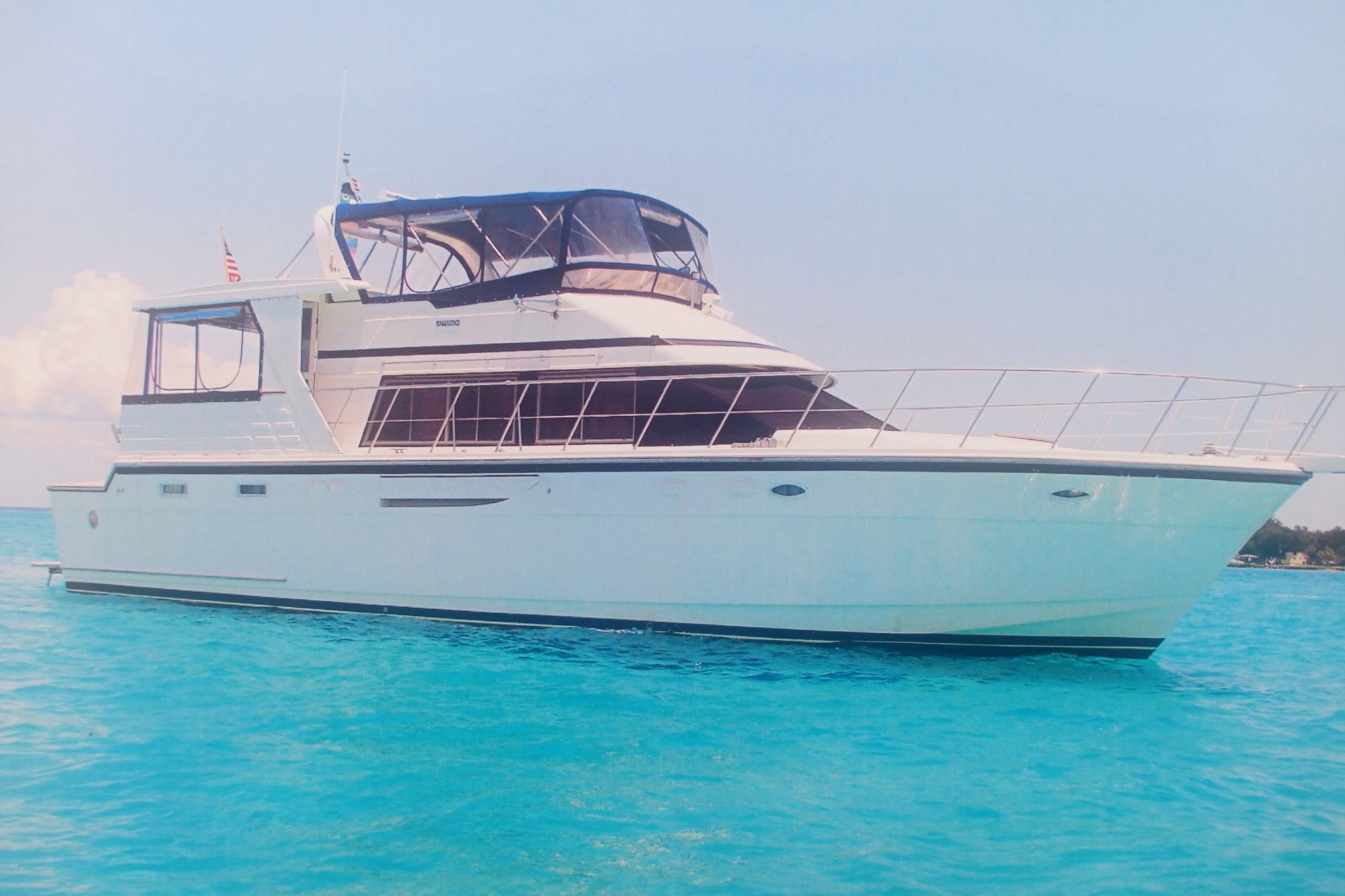 1996 Jefferson 52 Rivanna Cockpit MY