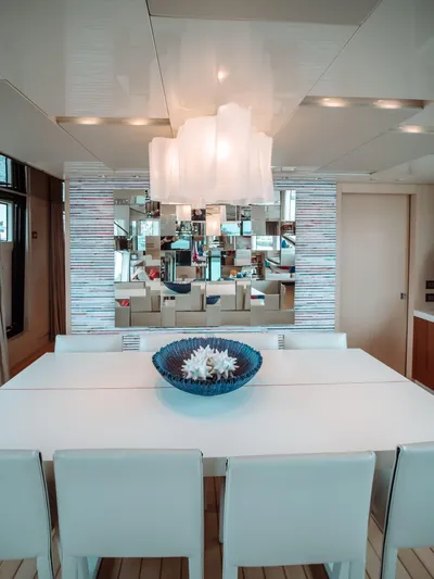 Fifty Shades Yacht Photos Pics Main deck dining