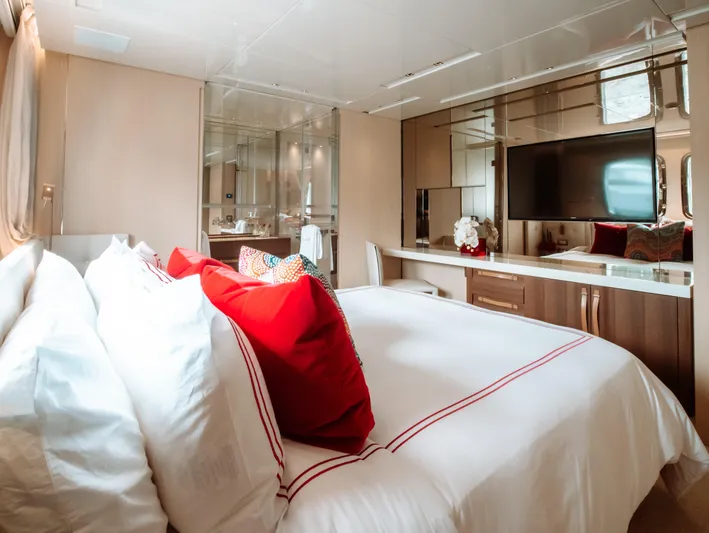 Fifty Shades Yacht Photos Pics 1st VIP stateroom