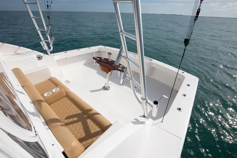 Good Stuff Yacht Photos Pics Viking 52 GOOD STUFF - Cockpit View From Flybridge