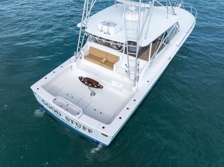 Good Stuff Yacht Photos Pics Viking 52 GOOD STUFF - Aft Aerial Profile