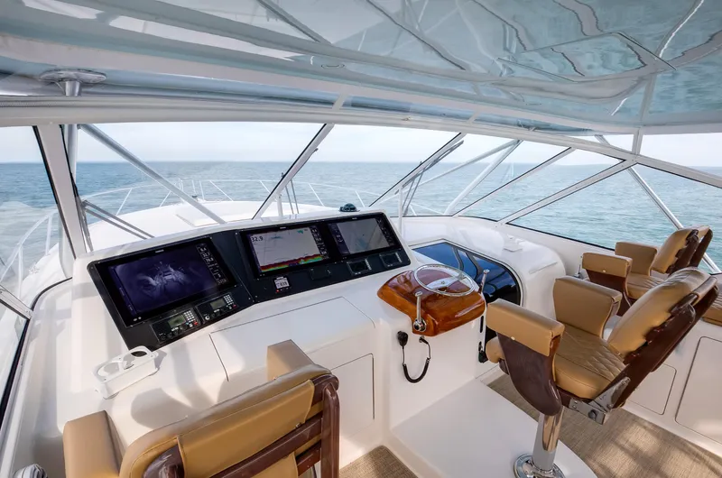 Good Stuff Yacht Photos Pics Viking 52 GOOD STUFF - Helm Station