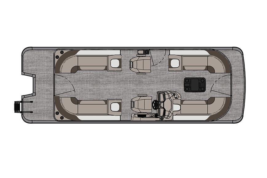 Tahoe Pontoon Sport LTZ Quad Lounger