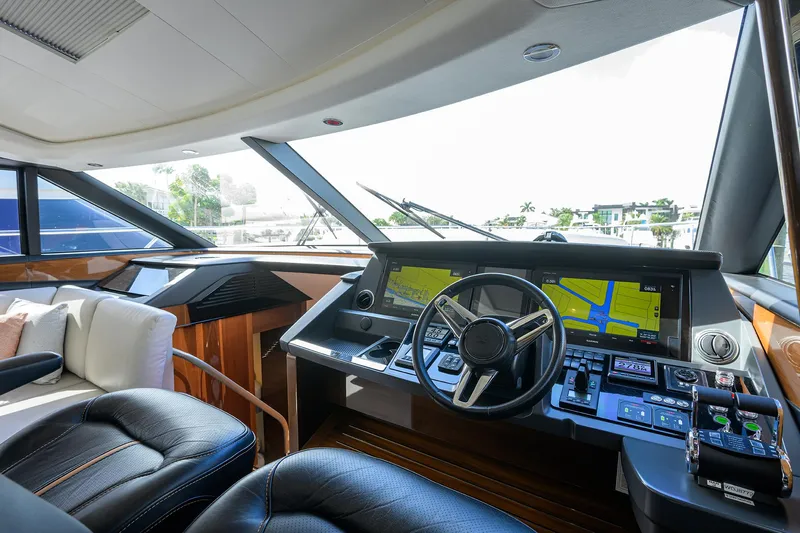 Gallant Lady Yacht Photos Pics Princess S65 Gallant Lady - Lower Helm