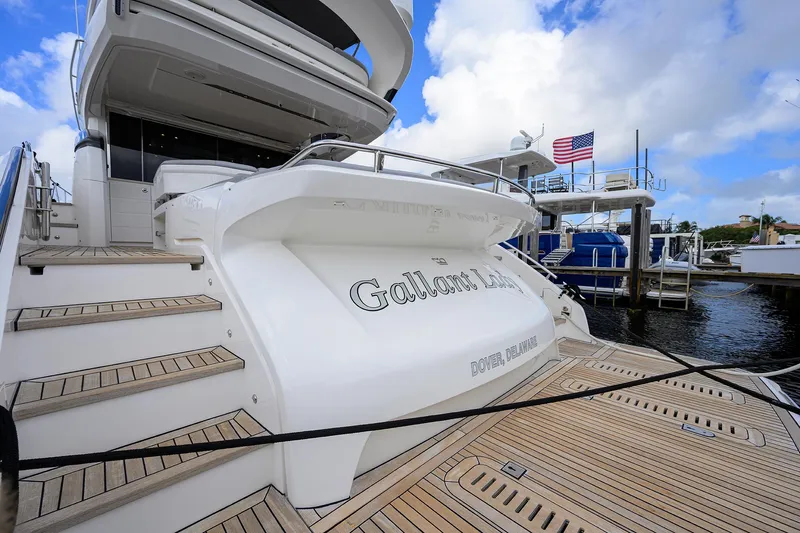 Gallant Lady Yacht Photos Pics Princess S65 Gallant Lady - Swim Platform