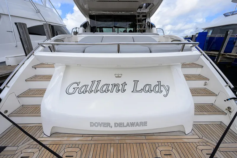 Gallant Lady Yacht Photos Pics Princess S65 Gallant Lady - Swim Platform