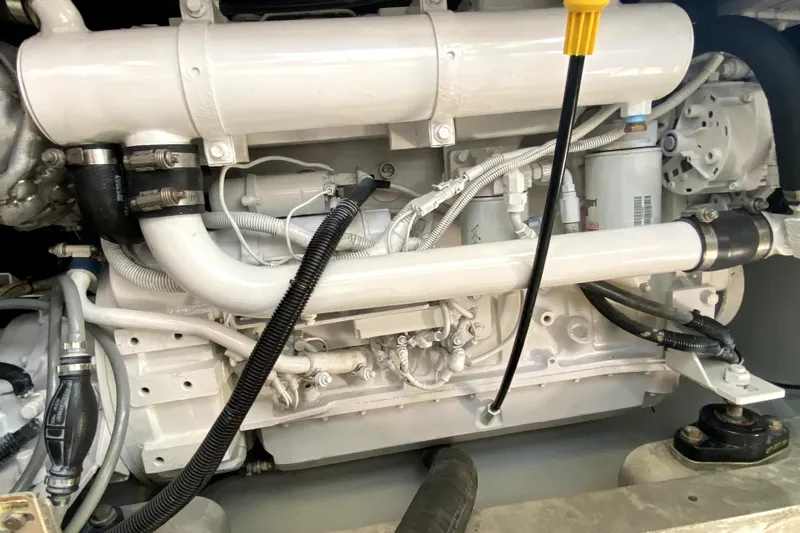 La Dorada Yacht Photos Pics Port main engine