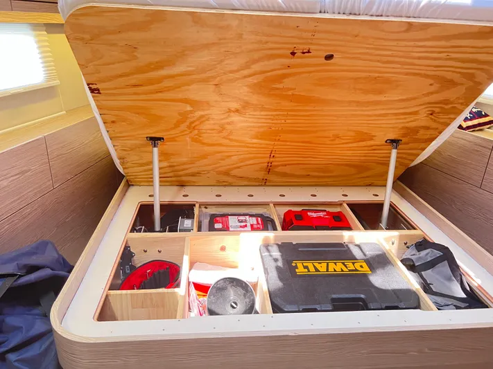 Eto Mio Yacht Photos Pics Custom Under Berth Storage