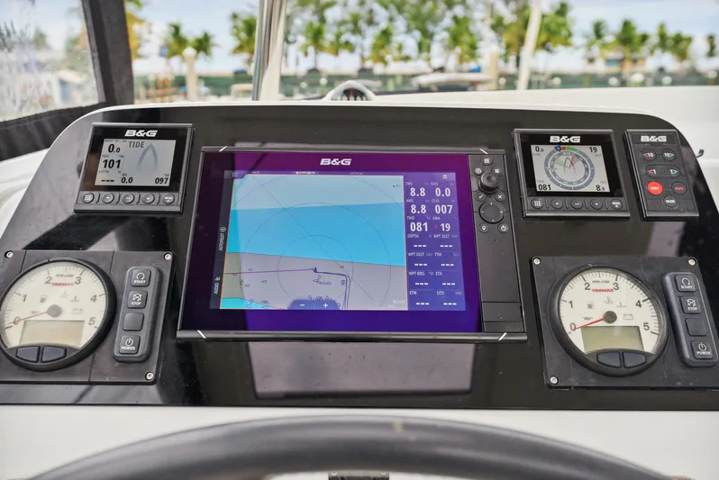 Neptune's Waters Yacht Photos Pics Navigation system of Lagoon 42 yacht, year 2019.