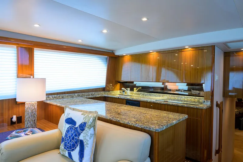 Bobkat Yacht Photos Pics Viking 61 Bobkat - Interior Galley