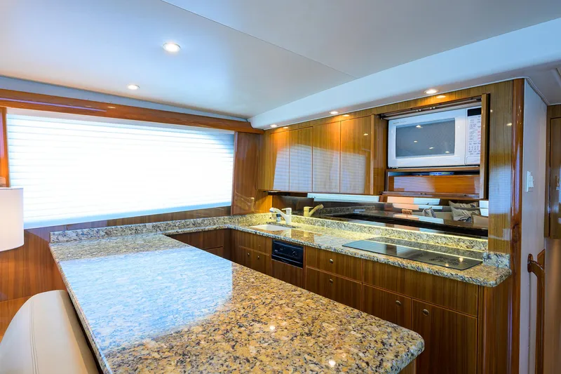 Bobkat Yacht Photos Pics Viking 61 Bobkat - Interior Galley