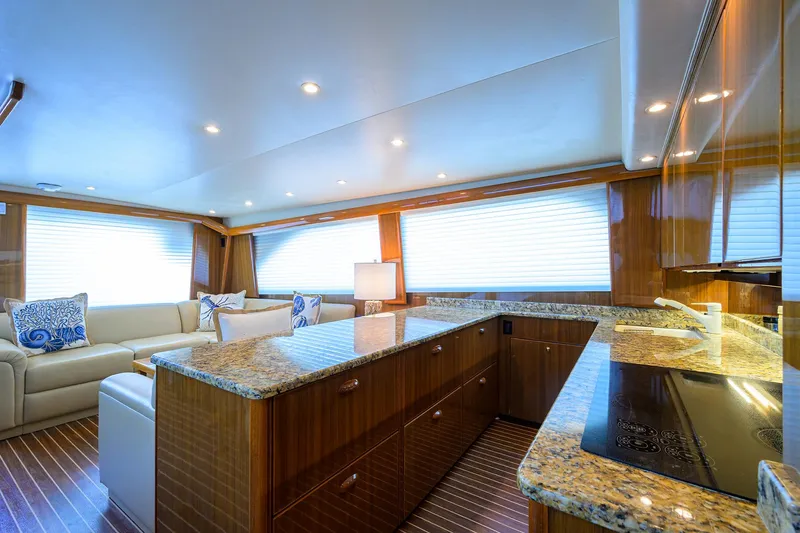 Bobkat Yacht Photos Pics Viking 61 Bobkat - Interior Galley
