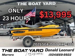 2021 Sea-Doo RXP-X 300 for sale, 23 hours, $13,995 at The Boat Yard, Marrero.