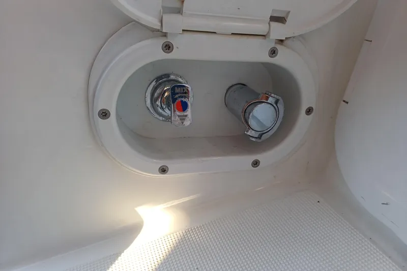 Prima Yacht Photos Pics Water control panel on 2024 Jeanneau Sun Odyssey 349 sailboat.