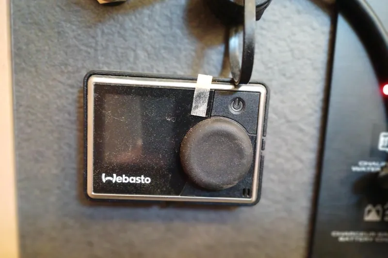 Prima Yacht Photos Pics Webasto control panel on Jeanneau Sun Odyssey 349, 2024 model.