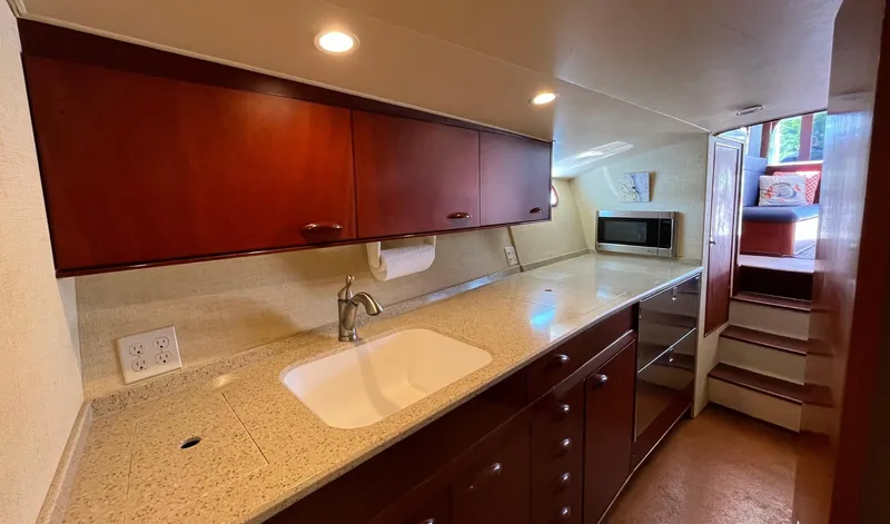 Big Blue Yacht Photos Pics Rybovich 45 BIG BLUE - Galley Counters