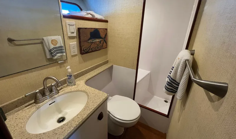 Big Blue Yacht Photos Pics Rybovich 45 BIG BLUE -  Master Head