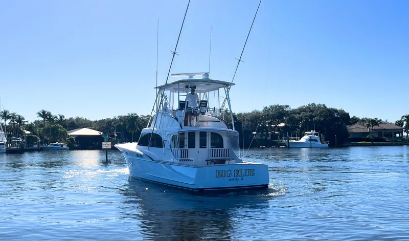 Big Blue Yacht Photos Pics Rybovich 45 BIG BLUE - Port Aft Profile
