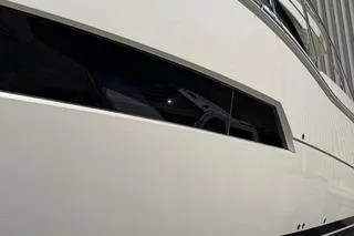 Mjm Grand Yacht Photos Pics 2020 Carver 36 Command Bridge yacht, sleek white exterior with modern design.