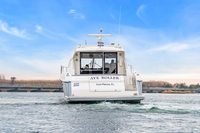 Ayeroller Yacht Photos Pics Riviera 44 Sport Yacht 2014 on water, Fort Pierce, Florida.