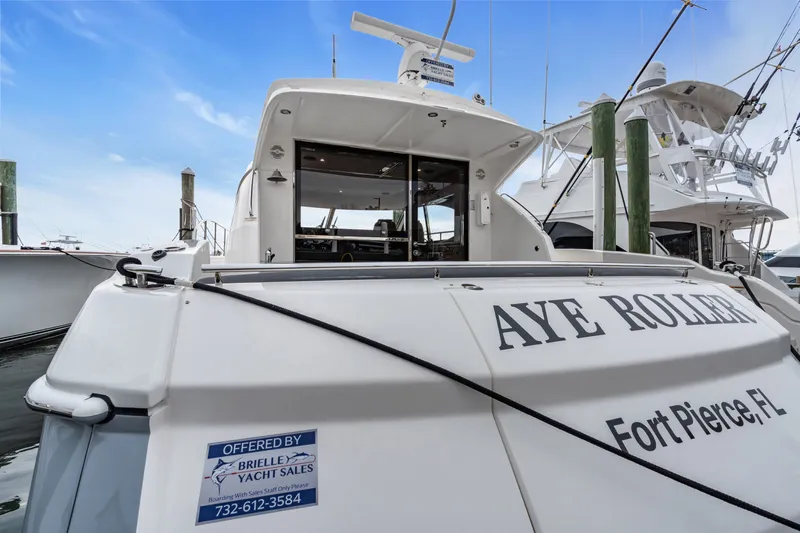 Ayeroller Yacht Photos Pics Riviera 44 Sport Yacht 2014 docked in Fort Pierce, Florida.