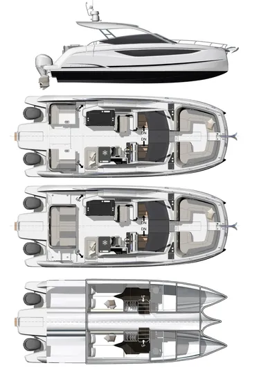 Th 36 Yacht Photos Pics General Arrangement