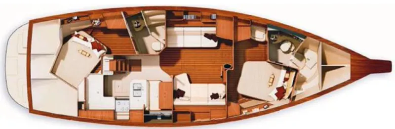 Second Wind Yacht Photos Pics Island Packet 440 Interior Layout
