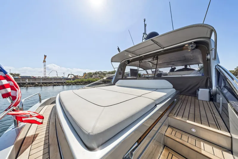 Alchemy Yacht Photos Pics Luxury 2003 Baia Panther 80 yacht with spacious sun deck and elegant design.