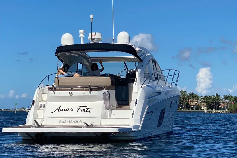 “amor Fati” Yacht Photos Pics Beneteau Gran Turismo 44 yacht, 2014 model, cruising on a sunny day near Jensen Beach, FL.