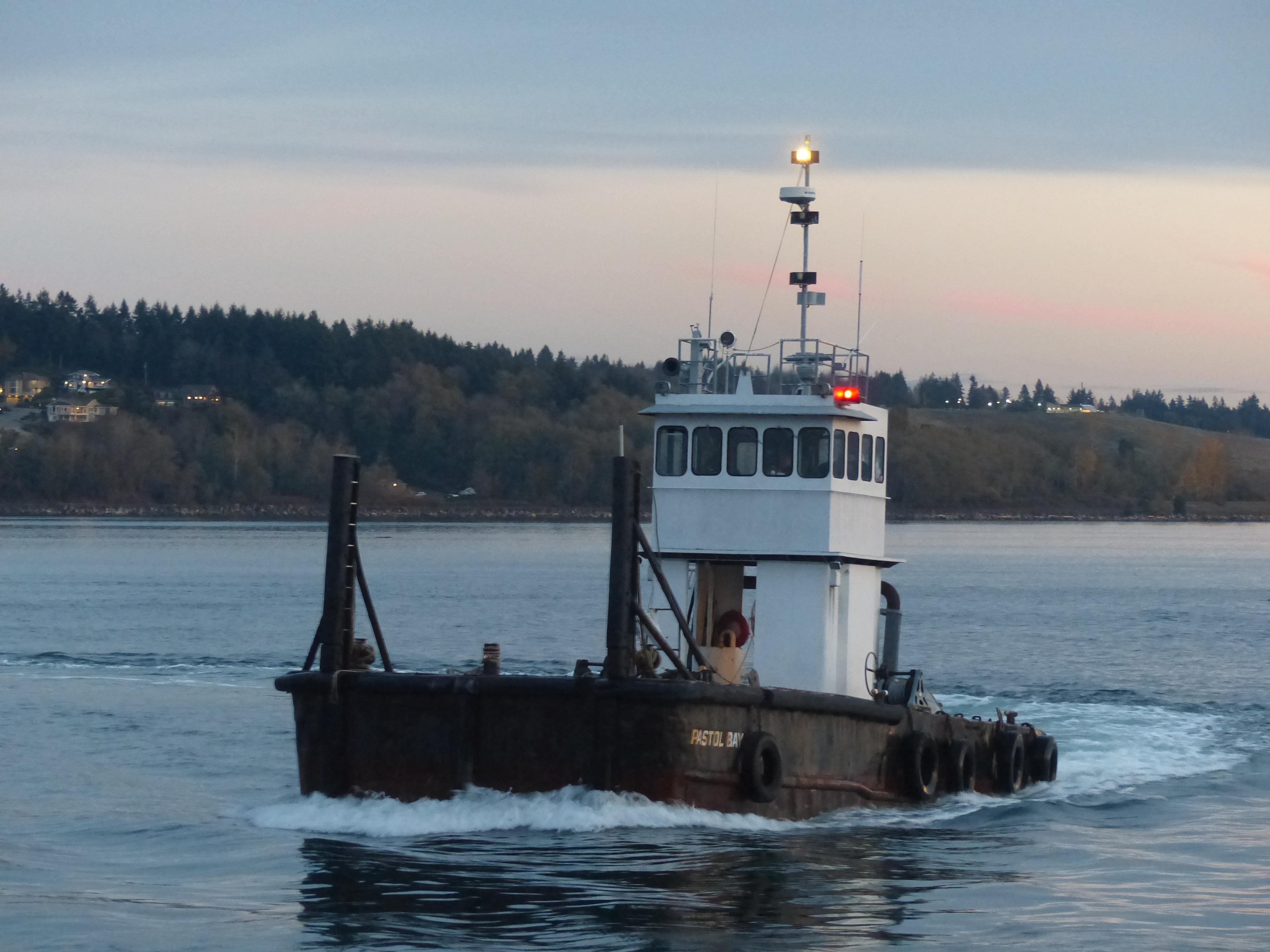 1955 Custom 1200 HP LCM8 PUSHER TUGBOAT Kommerzielles Schiff (Motor ...