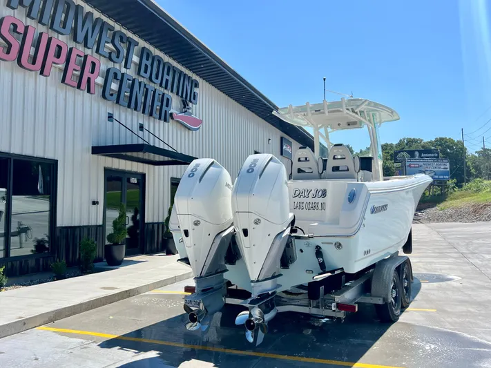  Yacht Photos Pics 2023 Sailfish 290 CC boat at Midwest Boating Super Center, Lake Ozark, MO.