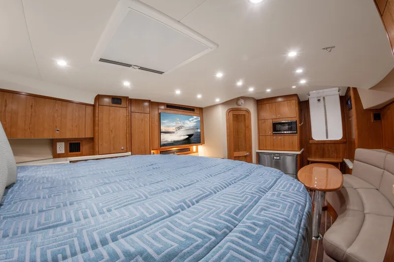  Yacht Photos Pics Luxurious interior of 2025 Albemarle 36 Express yacht with modern amenities and elegant design.