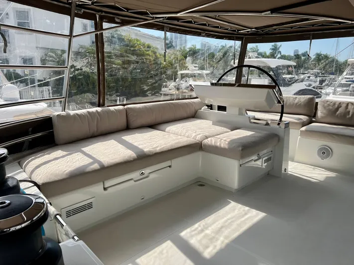  Yacht Photos Pics Luxurious 2017 Lagoon 620 yacht interior with spacious seating and modern helm station.