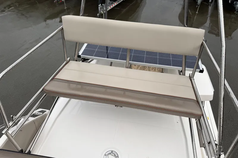  Yacht Photos Pics Bench seat on the 2021 Cutwater C-32 CB boat.