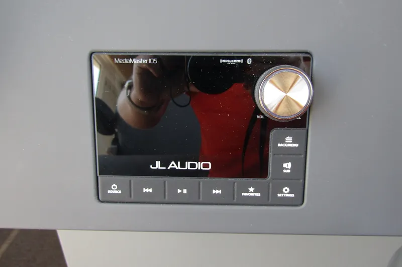  Yacht Photos Pics JL Audio MediaMaster 105 control panel in 2025 Nimbus Commuter 11 vehicle.