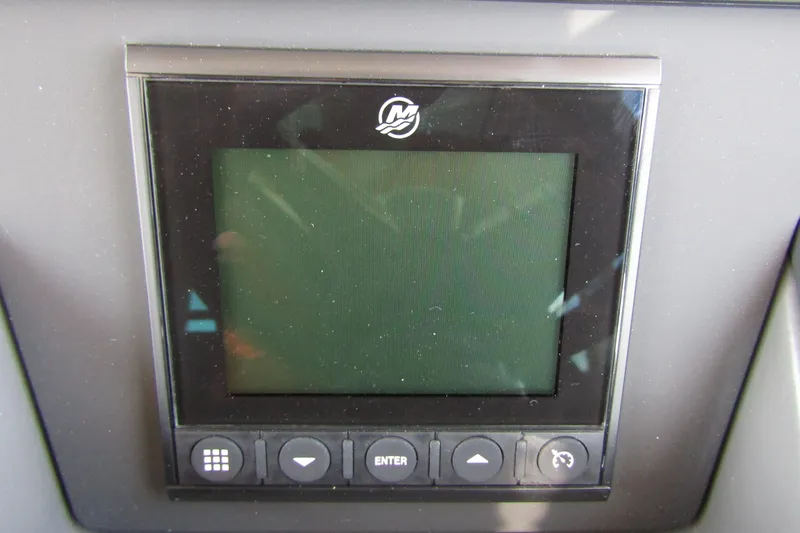 Yacht Photos Pics 2025 Nimbus Commuter 11 dashboard display with control buttons.