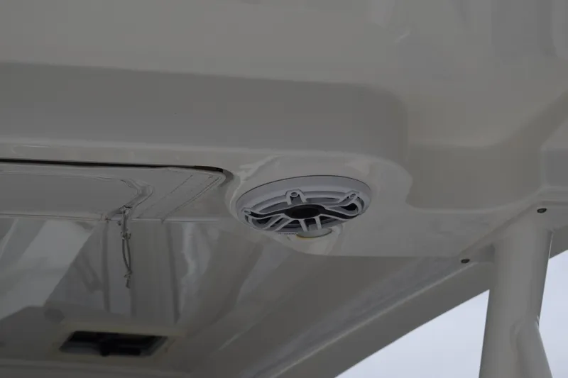 Yacht Photos Pics Ceiling speaker on 2022 Pursuit OS 355 Offshore boat.